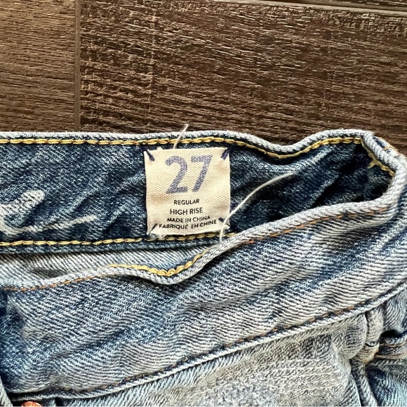 Free People Pioneer Straight Jeans in Washed Denim - Picture 5 of 13